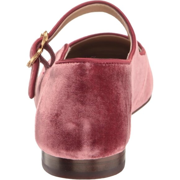 Sam Edelman Womens Raspberry Synthetic Closed Pointed Toe Ballet Flat Shoes - Picture 3 of 7